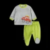 Completo newborn in ciniglia misto cotone