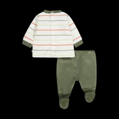 Completo newborn in ciniglia misto cotone