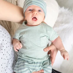 Completo newborn in jersey malfilé