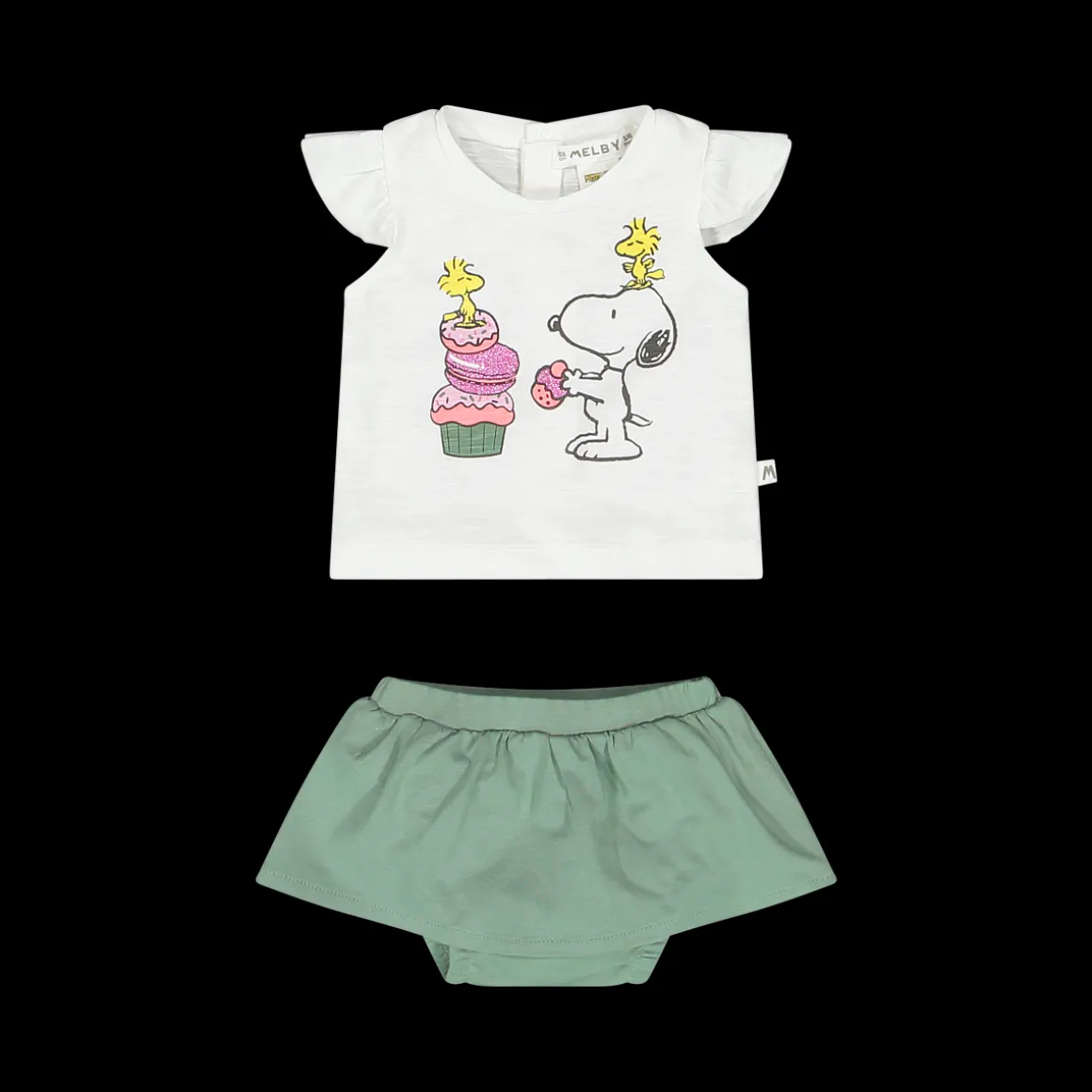 Completo Peanuts per neonata