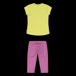 Completo per bambina in jersey stretch