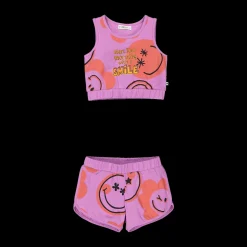 Completo top e shorts per bambina