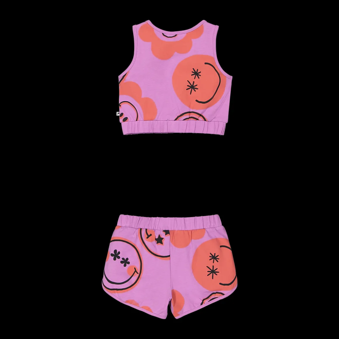 Completo top e shorts per bambina