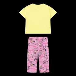 Completo t-shirt e leggings Snoopy