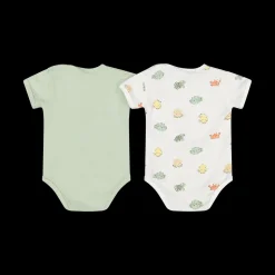 Confezione 2 pezzi body a manica corta unisex