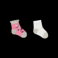 Confezione 2 pezzi calzini colorati per neonata
