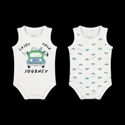 Confezione doppia body newborn