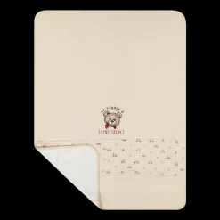 Copertina con stampa orso bambino