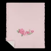 Copertina rosa con fiori bambina