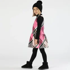 Dolcevita in costina a manica lunga per bambina