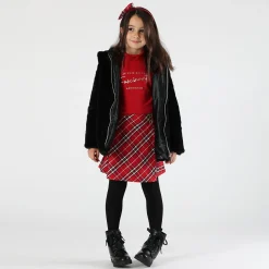 Ecopelliccia reversibile bambina
