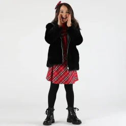 Ecopelliccia reversibile bambina