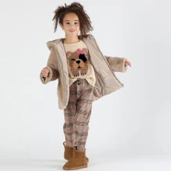Ecopelliccia reversibile bambina