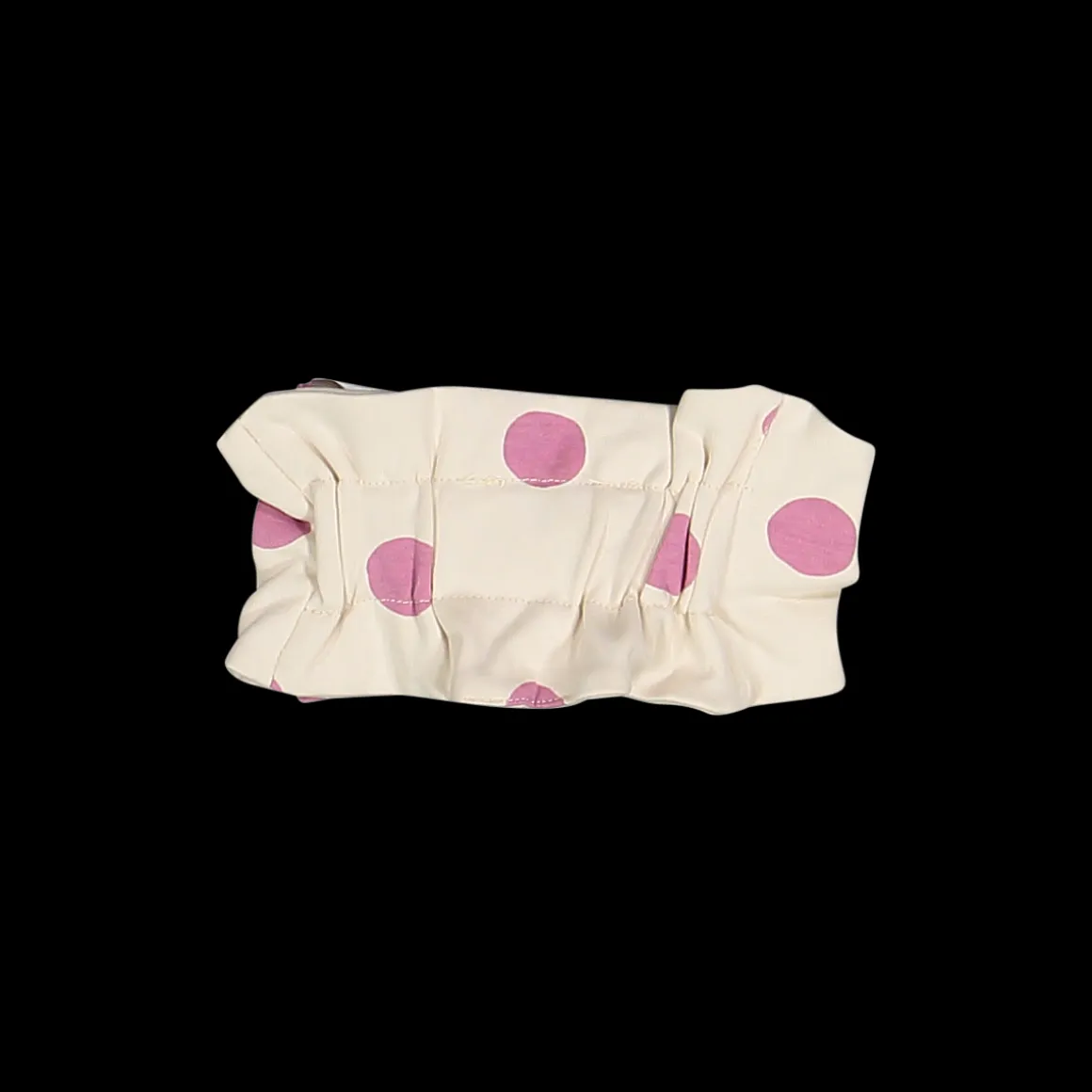 Fascetta in interlock con fiocco da neonata