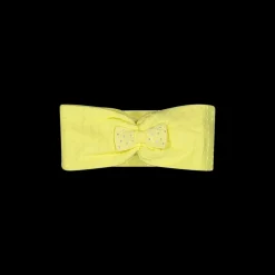 Fascetta in jersey giallo neonata