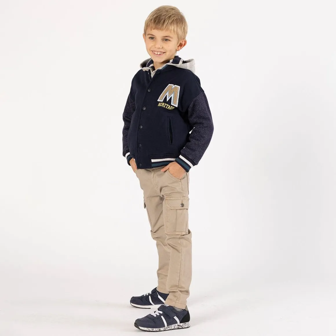 Felpa bomber per ragazzo