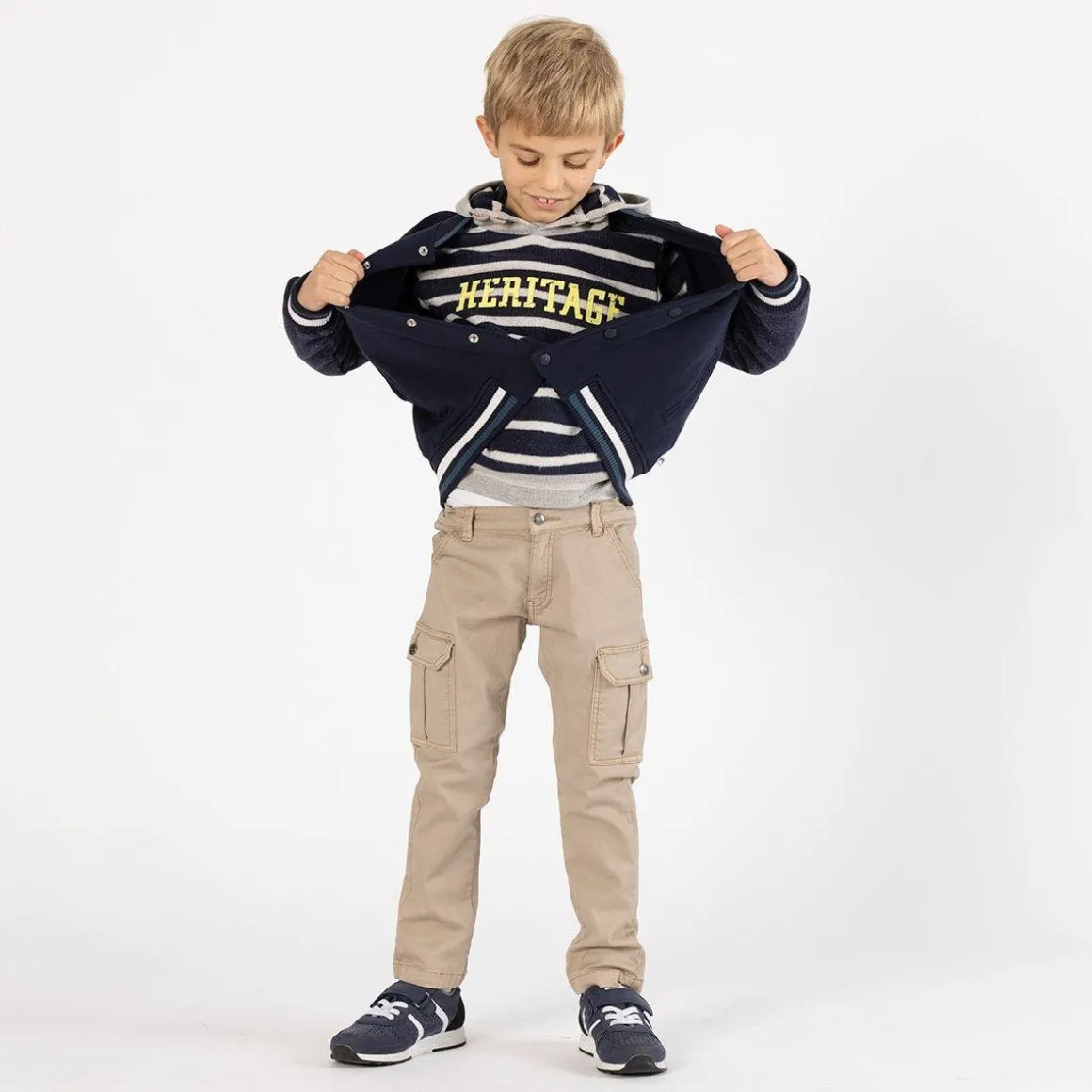 Felpa bomber per ragazzo