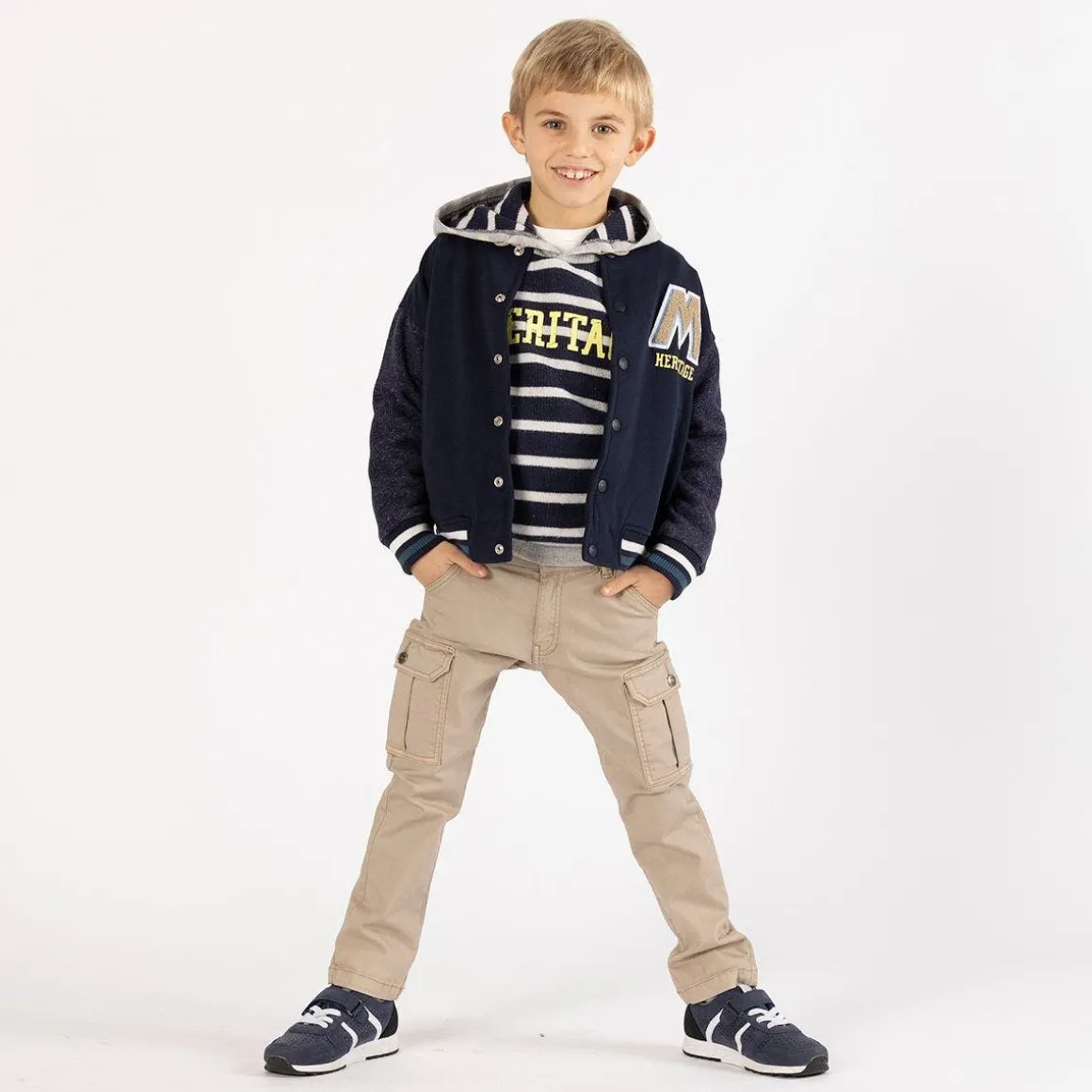 Felpa bomber per ragazzo
