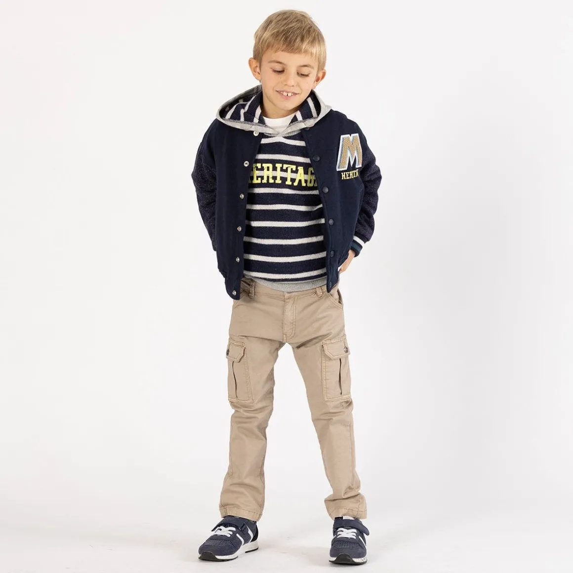 Felpa bomber per ragazzo