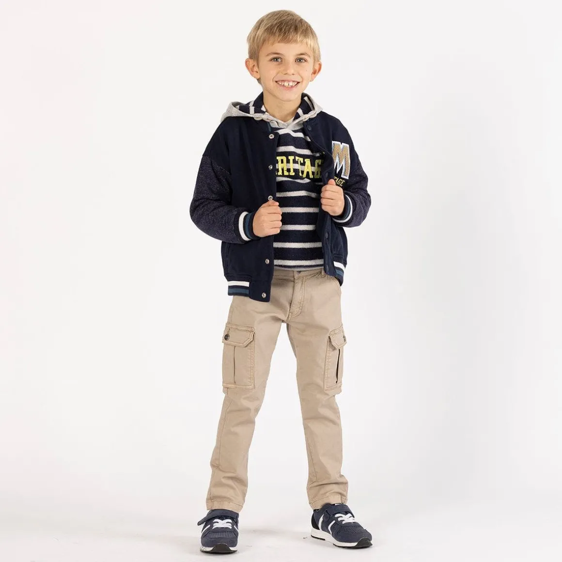 Felpa bomber per ragazzo
