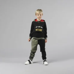 Felpa con cappuccio e tasca per bambino