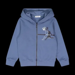 Felpa con cappuccio tema basket per bambino