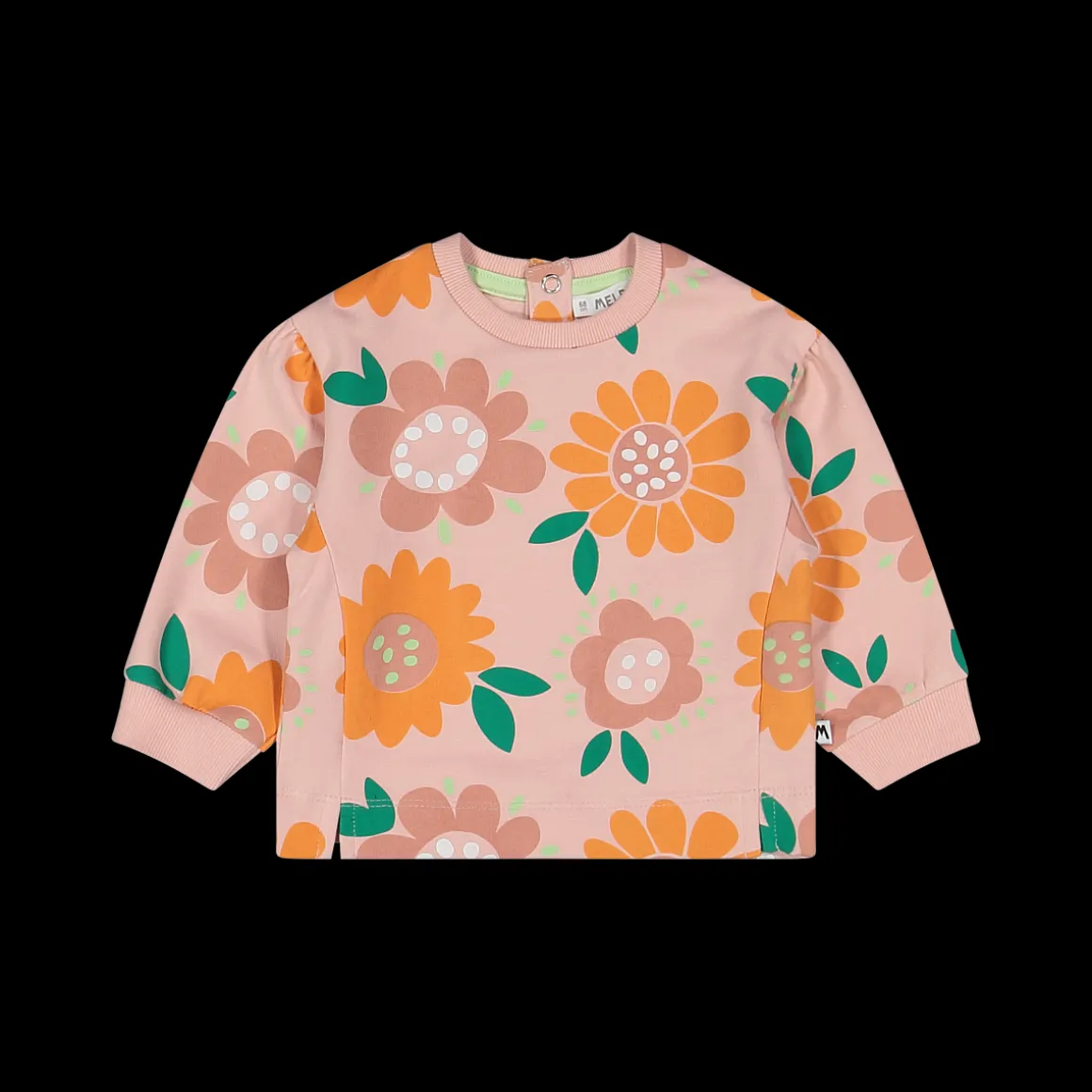 Felpa con fiori per bambina