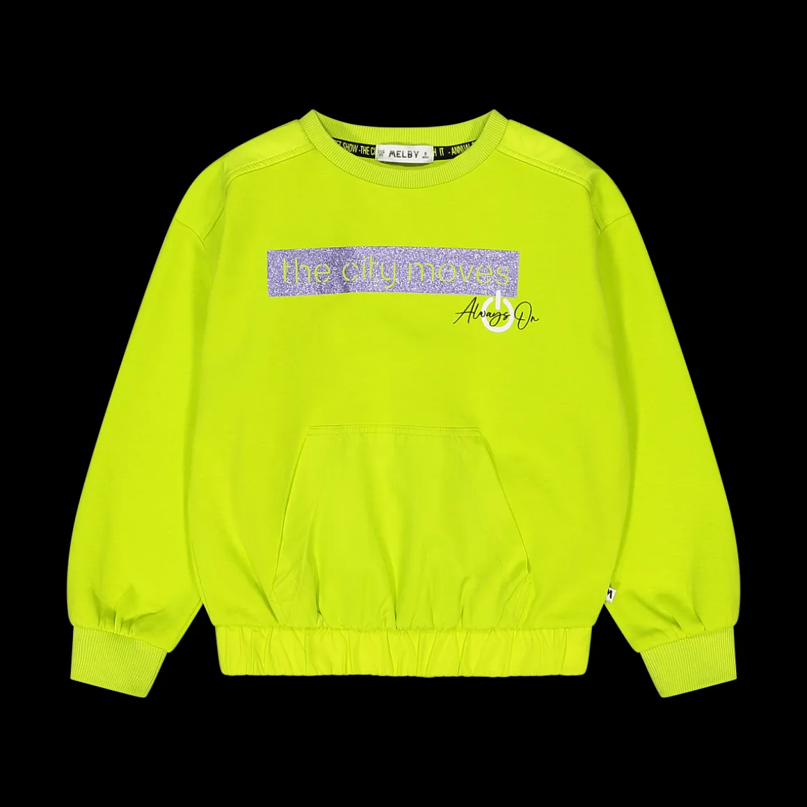 Felpa con nylon bambina