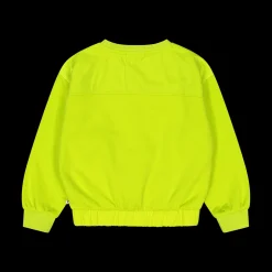 Felpa con nylon bambina