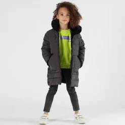 Felpa con nylon bambina