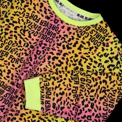 Felpa con stampa animalier da bambina