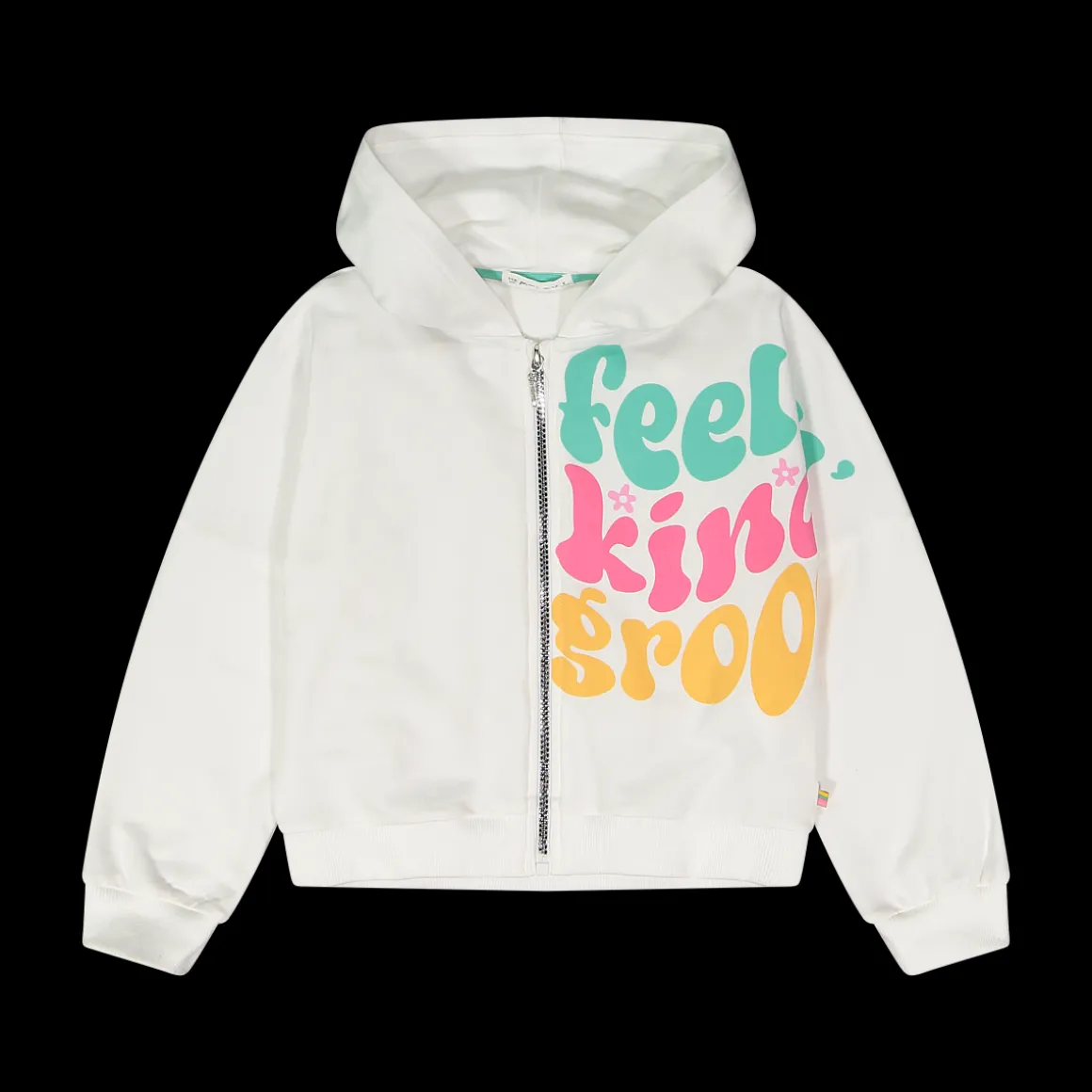 Felpa con zip e cappuccio da bambina