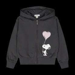 Felpa con zip e cappuccio Peanuts bambina
