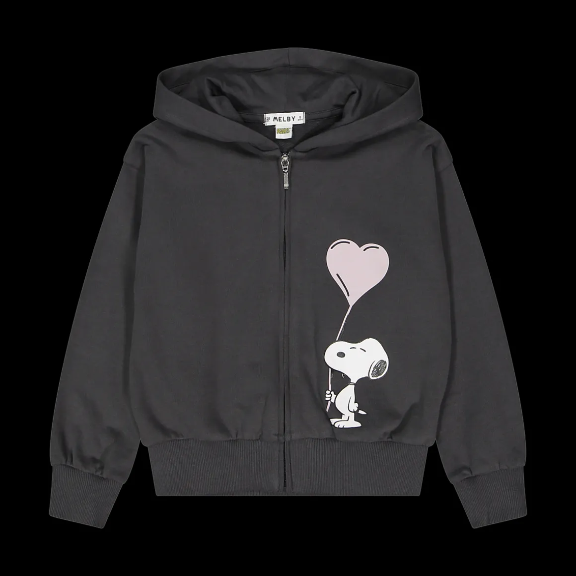 Felpa con zip e cappuccio Peanuts bambina