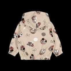 Felpa con zip e cappuccio con stampa Disney da bambina