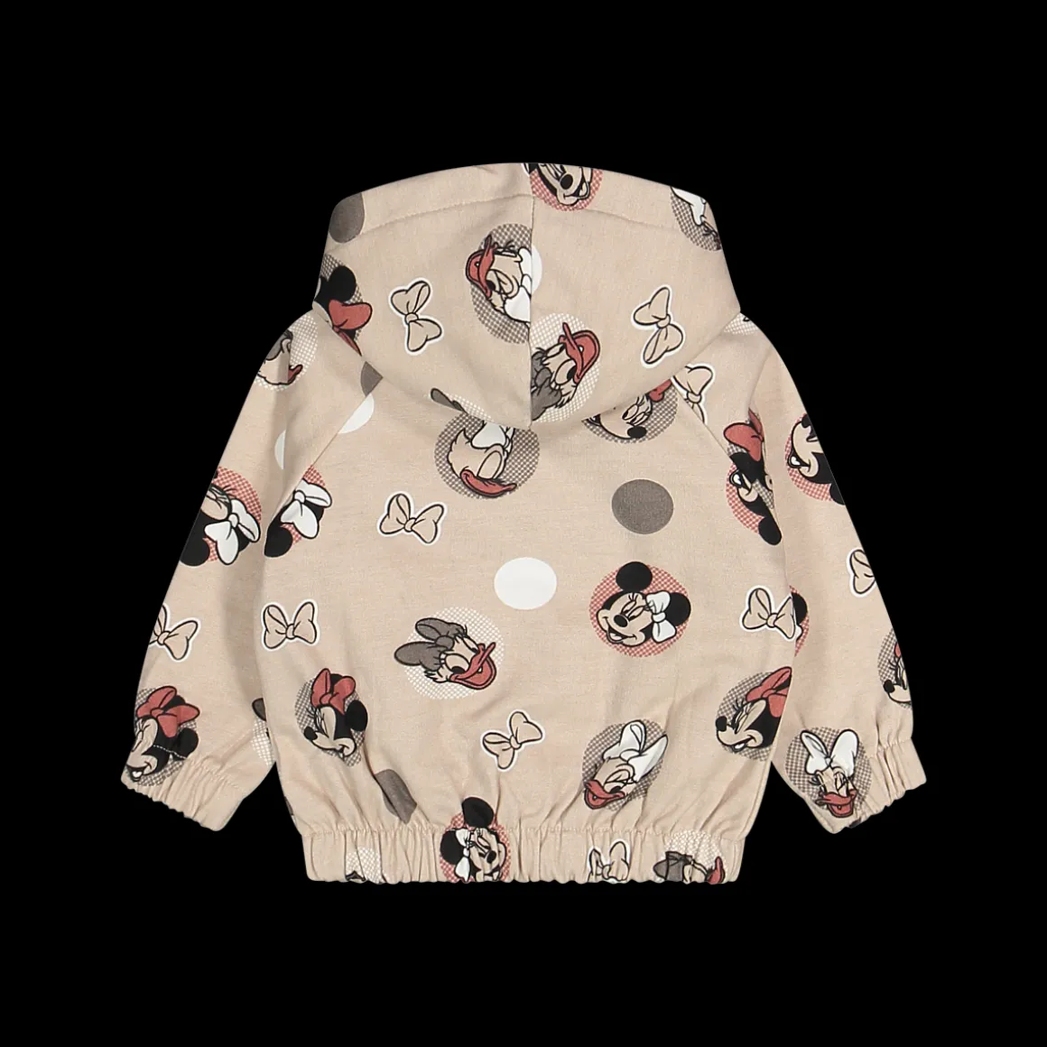Felpa con zip e cappuccio con stampa Disney da bambina