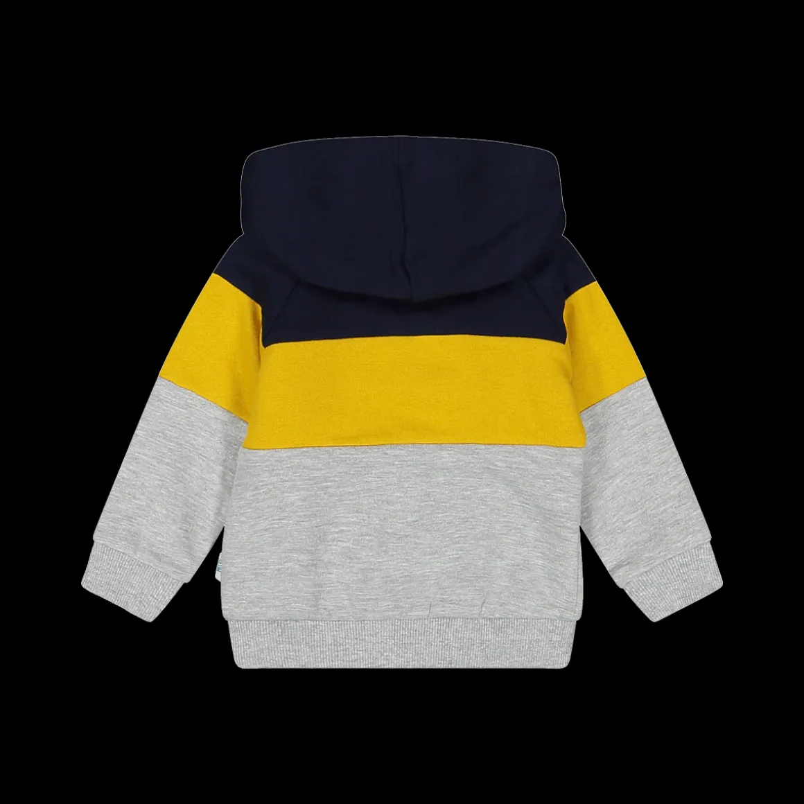 Felpa con zip e cappuccio a tema rugby