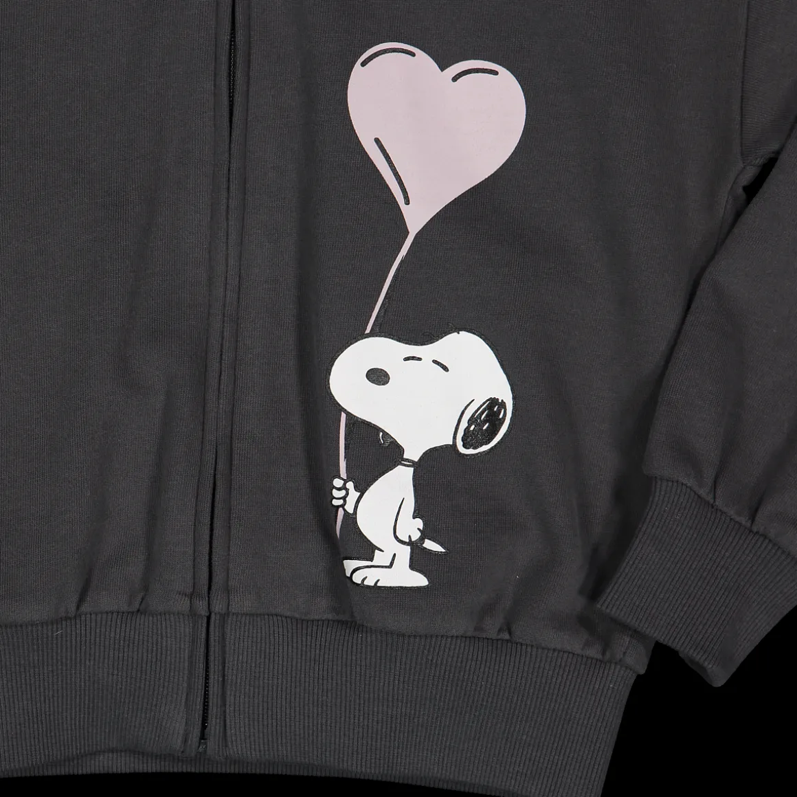 Felpa con zip e cappuccio Peanuts bambina