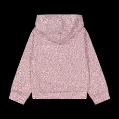 Felpa con zip e stampa Disney da bambina