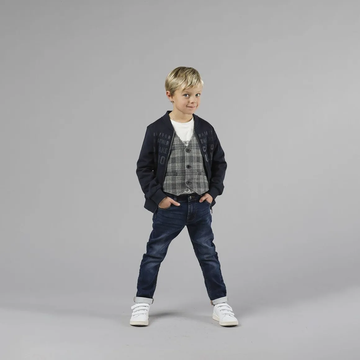 Felpa da bambino con zip