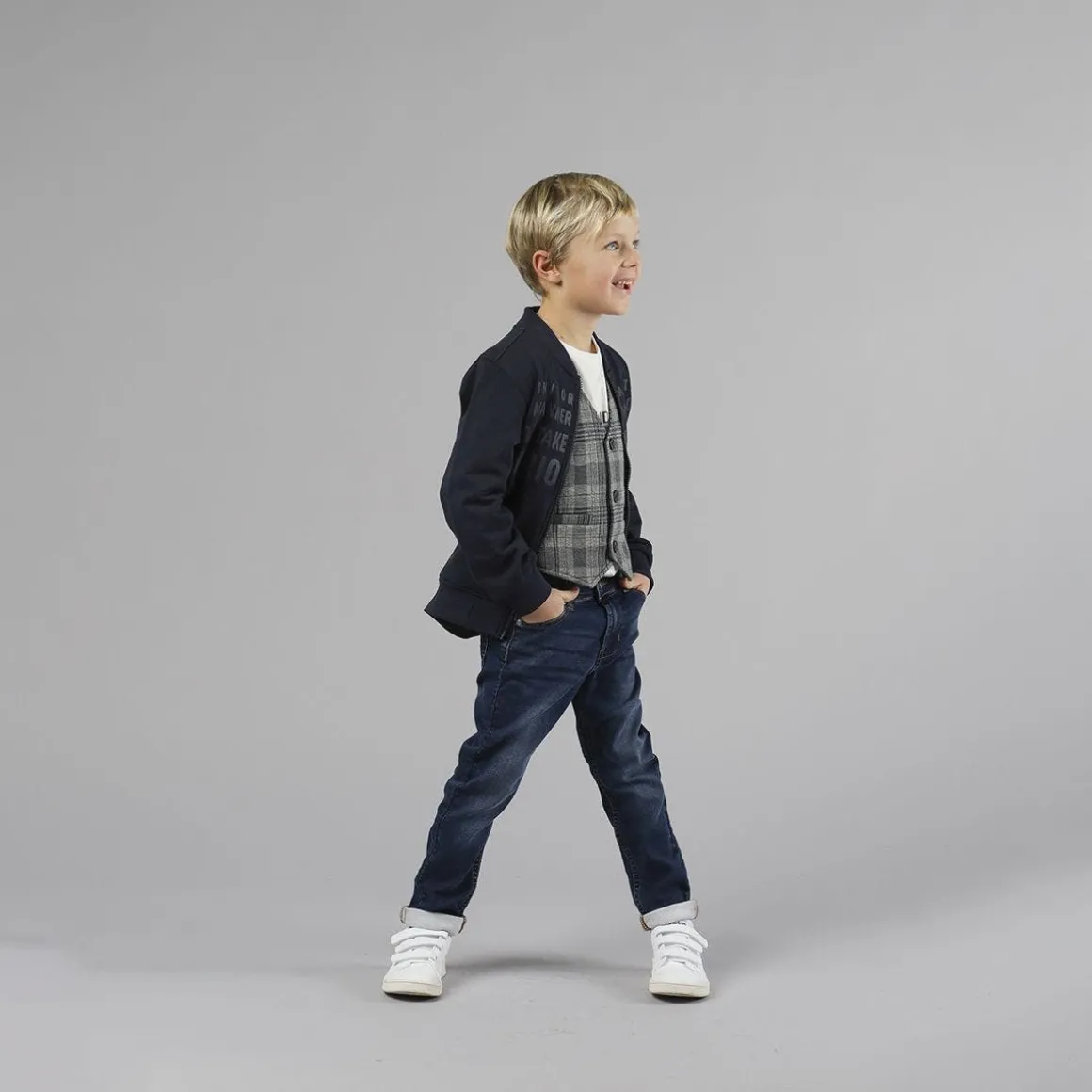 Felpa da bambino con zip
