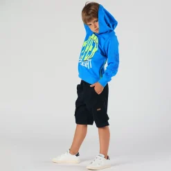 Felpa da bambino con zip laterale