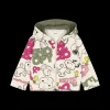 Felpa full zip con cappuccio tema Peanuts per neonata