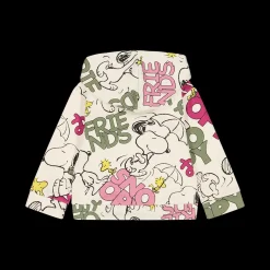 Felpa full zip con cappuccio tema Peanuts per bambina