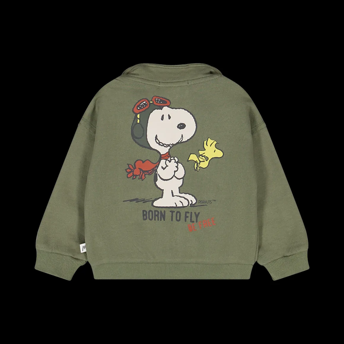 Felpa full zip con tasche tema Peanuts per bambino