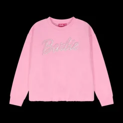 Felpa girocollo Barbie da bambina