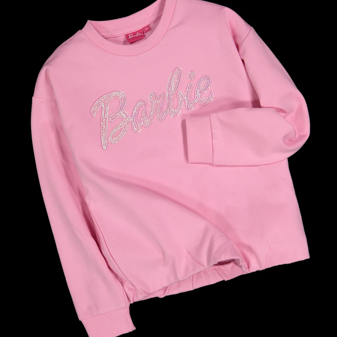 Felpa girocollo Barbie da bambina