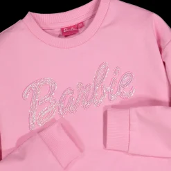 Felpa girocollo Barbie da bambina