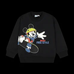 Felpa girocollo da bambino con Mickey Mouse