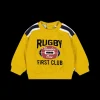Felpa girocollo da bambino tema rugby